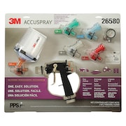 3M Spray Gun Kit, Pressure, 13 cfm @ 24 psi 26580