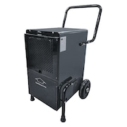 Dayton Industrial Portable Dehumidifier, 14 pt, Black, Gray, 1 Speeds, Steel 55HE55