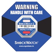 SHOCKWATCH G-Force Indicator Label, 115G, PK50 47000K