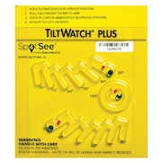 TILTWATCH Tilt Indicator Label, 30 deg., PK50 24114