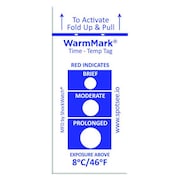 WARMMARK Temperature Indicator Label, Heat, PK100 WM 8/46