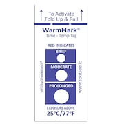 WARMMARK Temperature Indicator Label, Heat, PK100 WM 25/77