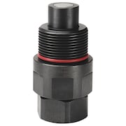PARKER Hydraulic Quick Connect Hose Coupling, Steel Body, Thread-to-Connect Lock, 3/4"-14 Thread Size FET-622-12FP