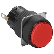 SCHNEIDER ELECTRIC Pilot Light, 24VDC, Red, LED Lamp XB6EAV4BP