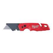 Milwaukee Tool 6-7/8 in. FASTBACK General Purpose Compact Folding Utility Knife in Red 48-22-1501