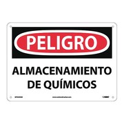 NMC Danger Chemical Storage Area Sign - Spanish, SPD239AB SPD239AB