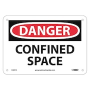 NMC Danger Confined Space Sign, D487A D487A