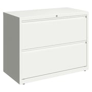 Hirsh 2 Drawer Lateral File Cabinet, White, Legal/Letter 23700