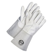 BDG Gander TIG Welding Glove Grain White Goatskin, Size M 60-1-1720-M