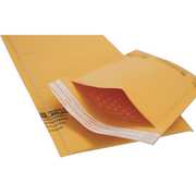Jiffylite Bubble Mailer, Paper, 10-3/4"L, Kraft, PK100 100018415