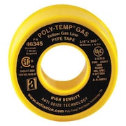 Anti-Seize Technology Yellow Gas Line PTFE Tape, 3/4"X 26" 46345