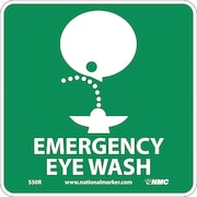 Nmc Emergency Eye Wash Sign, S50R S50R