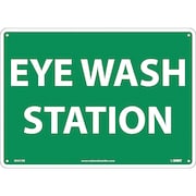 Nmc Eye Wash Station Sign, M441RB M441RB