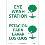 Nmc Eye Wash Station Sign - Bilingual, M736RB M736RB