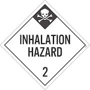 NMC Inhalation Hazard 2 Dot Placard Sign, Pk25 DL105TB25