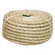ROADPRO Twisted Sisal Rope, 3-Strand, 1/4x50ft. RP1302