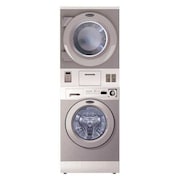 Crossover Stack Washer/Elec Dryer, 7.5 cu.ft, 22 lb. WDSEM