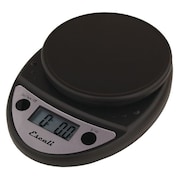 ESCALI Scale, Digital, Round, 11 lb./5kg, Black SCDG11BK