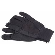 Condor Jersey Gloves, Poly/Cotton, L, Brown, PR 5AX05