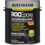 Rust-Oleum ROCepoxy Standard Epoxy Coating Activator, 2-Step System Components, 1 gal, 9100, Clear 9101402