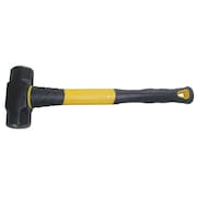 Westward 4 lb Sledge Hammer, 14 In L Fiberglass Handle, Steel Head 6DWL4