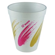 Zoro Select Disposable Cold/Hot Cup 12 oz. White, Foam, Pk1000 C12ASIM ll