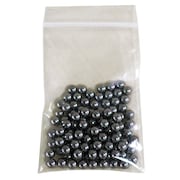 Zoro Select Reclosable Poly Bag Zipper Seal 9" x 6", 4 mil, Clear, Pk100 6GGP1