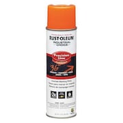 Rust-Oleum Inverted Marking Paint, 17 oz., Fluorescent Orange, Solvent -Based 203027
