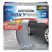 Rust-Oleum 120 fl oz Garage Floor Kit, Gloss Finish, Gray, Water Base 251965