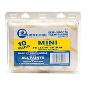 Premier 4 in Mini Paint Roller Cover, 1/2 in Nap, Perlon, 10 PK 84072