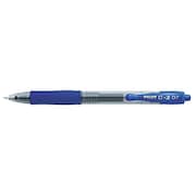 Pilot Retractable Gel Pen, Fine 0.7 mm, Blue PK12 PIL31021