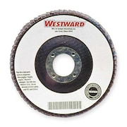 Zoro Select Flap Disc, Type 27, 4" dia., 60 Grit 69957307849