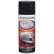 RUST-OLEUM Spray Paint, Black, Gloss, 12 oz. 248649