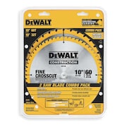 Dewalt 10" Construction Miter/Table Saw Blades DW3106P5