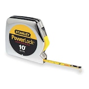 STANLEY 10 ft Wrap-a-Round/Diameter Tape Measures, 1/4 in Blade 33-115