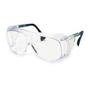 Honeywell Uvex Safety Glasses, OTG Clear Polycarbonate Lens, Scratch-Resistant S0112