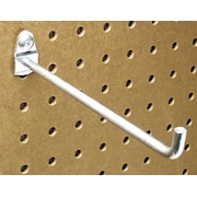 Triton Products 6 In. Single Rod 90 Degree Bend Steel Pegboard Hook for 1/8 In. and 1/4 In. Pegboard 10 Pack 71619