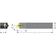 ULTRA-DEX USA Indexable Profiling End Mill, 1-1/4", PHC MCYNN 12-4B