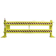 DEFENDER GATE Safety Gate, Manual, Steel, 12 ft Gate W DG20-10-RH