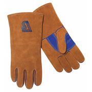 STEINER Stick Welding Gloves, Cowhide Palm, L, PR 2119B-L