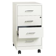 Space Solutions 4 Drawer File Cabinet, White, Letter 19537