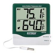 Extech Digital Thermometer, -58 Degrees to 158 Degrees F for Wall or Desk Use 401014A