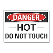 LYLE Danger Sign, 10 in H, 14 in W, Non-PVC Polymer, Horizontal Rectangle, English, LCU4-0389-ED_14x10 LCU4-0389-ED_14x10