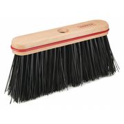 Harper 9 in Sweep Face Broomhead, 9" wood block upright broom, Black 109