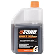 Echo 2-Cycle Engine Oil, Bottle, 16 oz, Synthetic Blend, Not Specified, ISO-L-EGD Certified 6450006GE