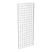 Econoco Wire Grid Panel 2 ft. x 5 ft., Chrome, 3PK P3GW25