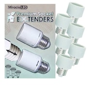 Miracle Led U.L. Listed 1 Inch Stackable Porcelain Socket Extenders 602221