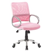 BOSS Mesh Task Chair, Loop, Pink B6416-PK