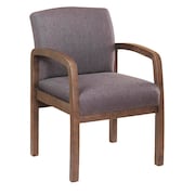 BOSS Slate GrayGuest Chair, 27"L34"H, Fixed B9580DW-SG