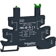 SCHNEIDER ELECTRIC Ssl1 Relay, Screw Socket, 5-24VDC, Input SSLZVA1